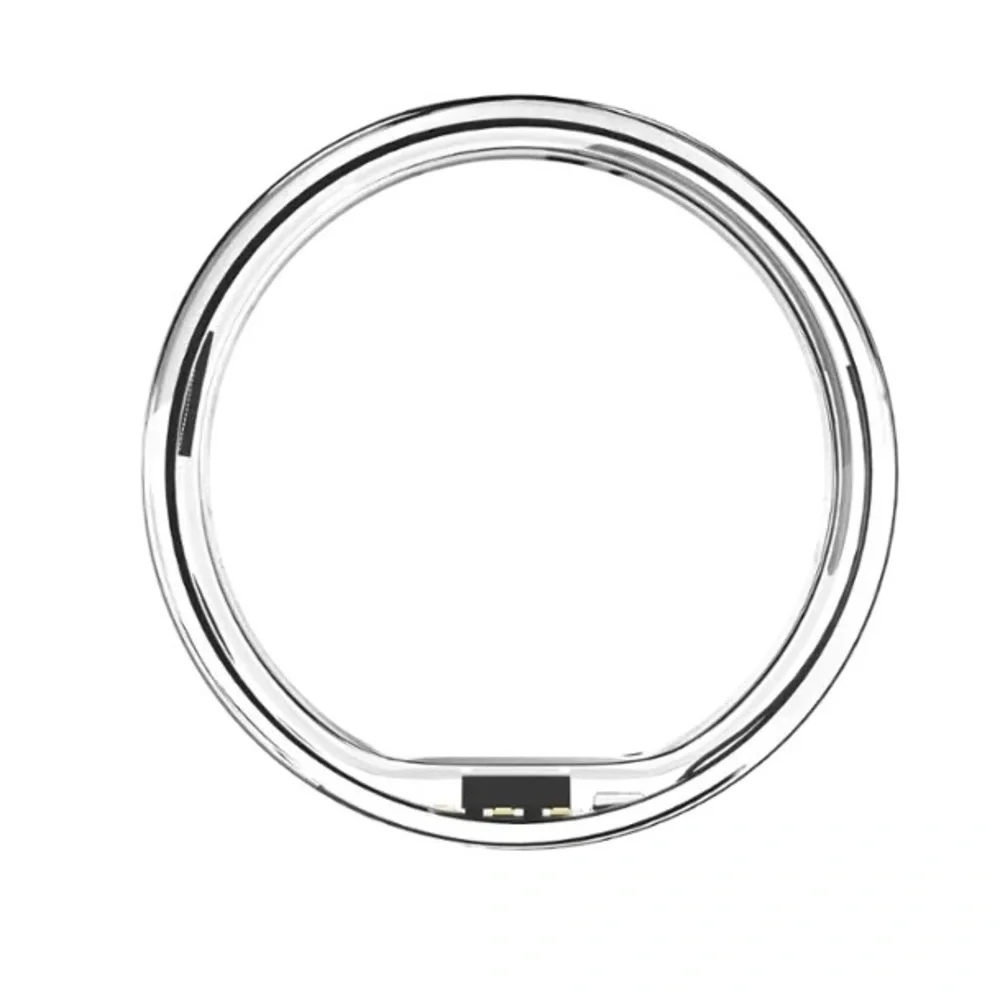 Ultrahuman - Ring AIR - Smart Ring - Size Before You Buy - Size 7 - Space Silver